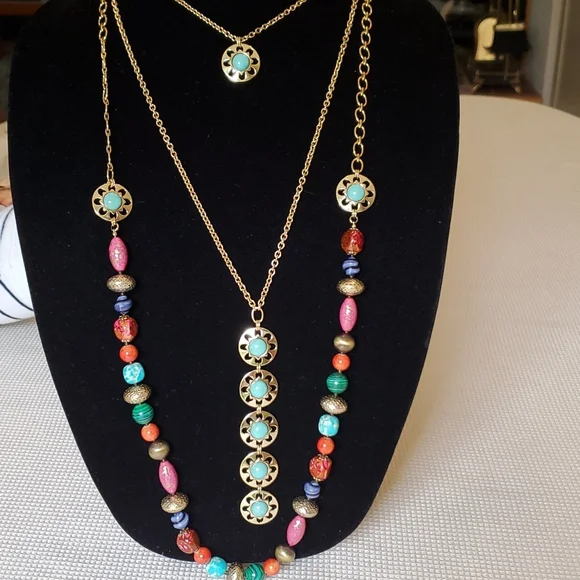 3 in 1 Premier Designs Necklace - Picture 1 of 3